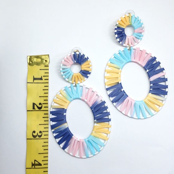 NWOT Anthropologie baublebar hoop earrings - Picture 2 of 5